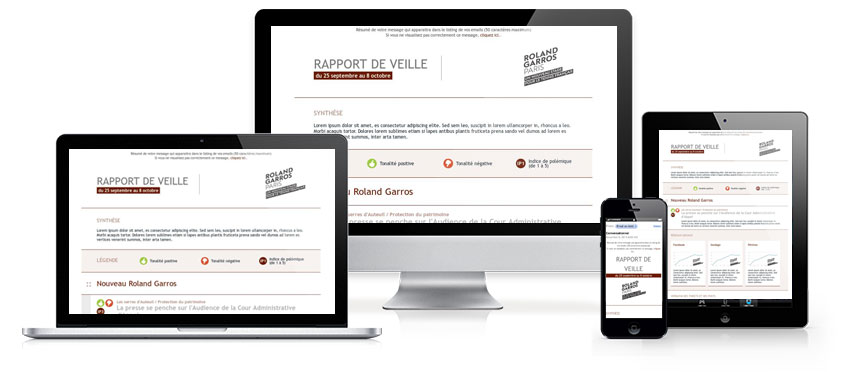 Newsletter Responsive Multi Ecrans Conversationnel